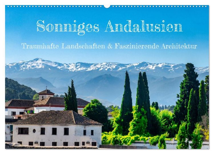 Produktbild: Sonniges Andalusien (Wandkalender 2027 DIN A2 quer), CALVENDO Monatskalender