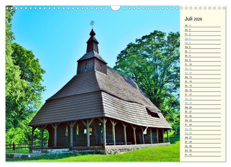 Produktbild: Slowakei - Abseits der Hohen Tatra (Wandkalender 2026 DIN A3 quer), CALVENDO Monatskalender