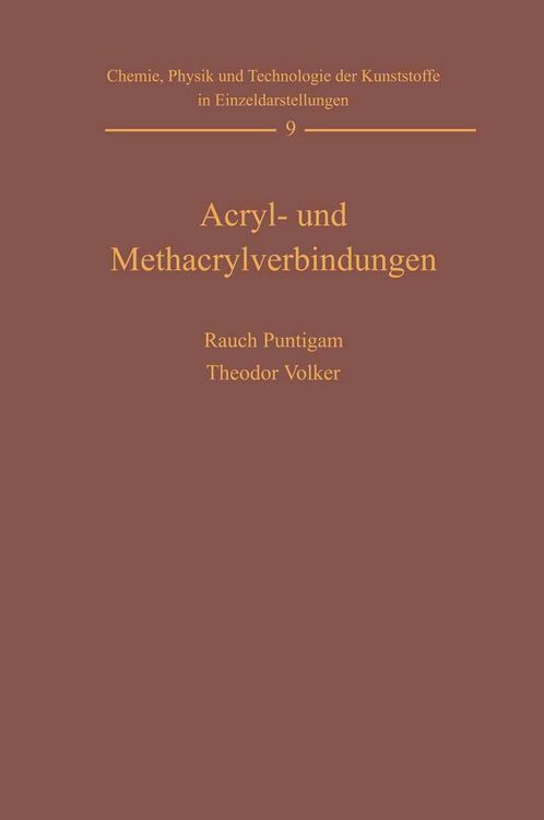 Produktbild: Acryl- und Methacrylverbindungen