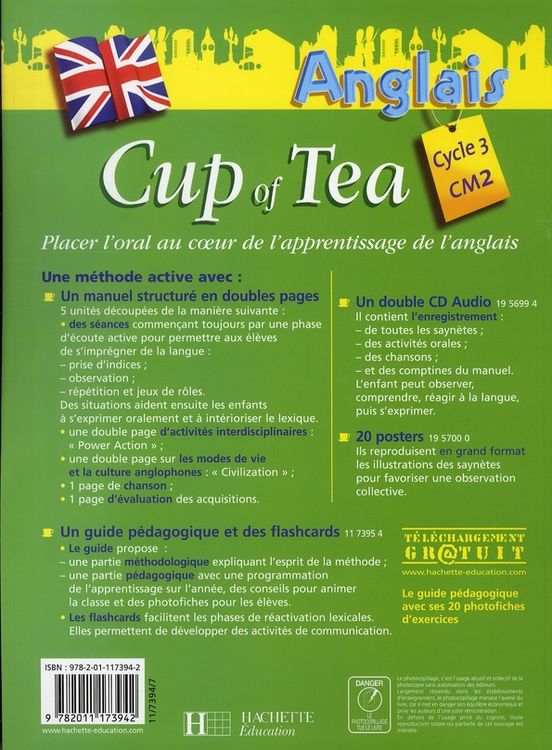 Produktbild: Cup Of Tea Anglais Cm2 - Livre De L'eleve - Ed.2008
