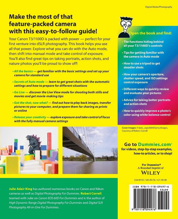 Produktbild: Canon EOS Rebel T3/1100D For Dummies