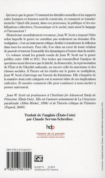Produktbild: De l'utilit&eacute; du genre