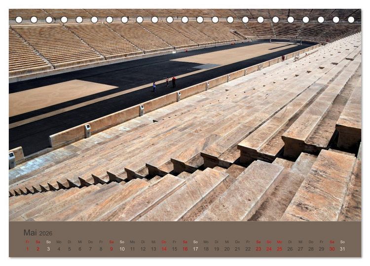 Produktbild: Athen - antik und modern (Tischkalender 2026 DIN A5 quer), CALVENDO Monatskalender