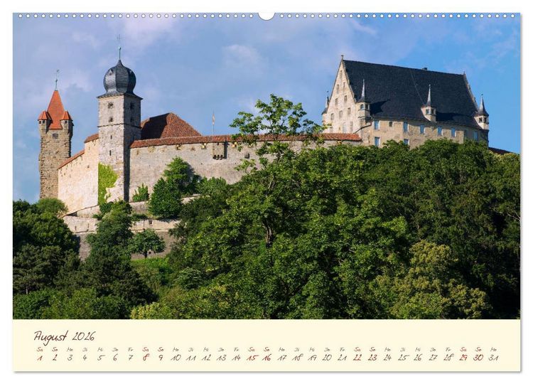 Produktbild: Burgen in Bayern Bayerns trutzige Vergangenheit (Wandkalender 2026 DIN A2 quer), CALVENDO Monatskalender