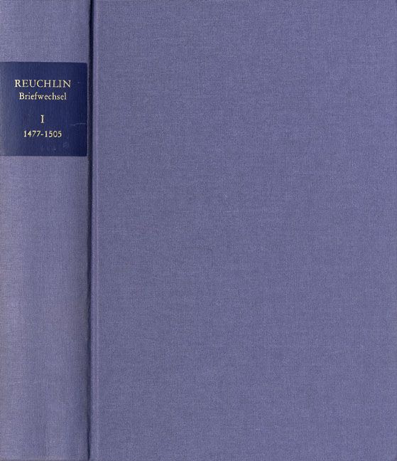 Produktbild: Johannes Reuchlin: Briefwechsel / 1999-2012. 4 B&auml;nde