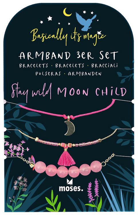 Produktbild: Basically it's magic Armb&auml;nder 3er Set Pink