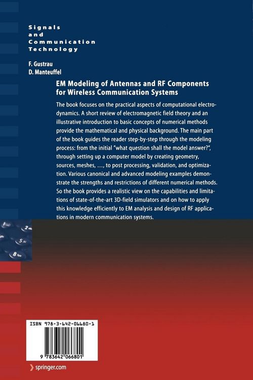 Produktbild: EM Modeling of Antennas and RF Components for Wireless Communication Systems