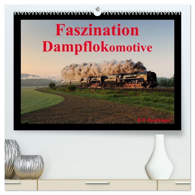 Produktbild: Faszination Dampflokomotive (hochwertiger Premium Wandkalender 2026 DIN A2 quer), Kunstdruck in Hochglanz