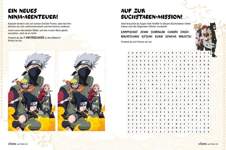 Produktbild: Naruto: Ninja-Stickerspa&szlig;