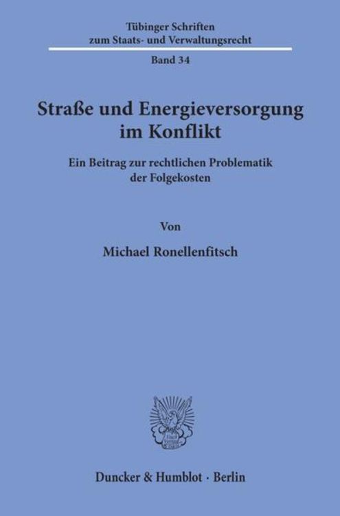 Produktbild: Stra&szlig;e und Energieversorgung im Konflikt.