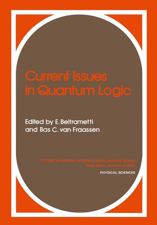 Produktbild: Current Issues in Quantum Logic