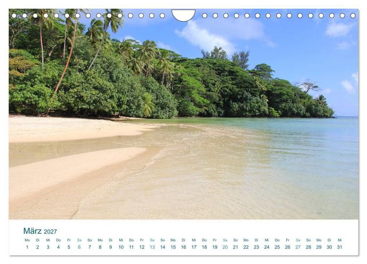 Produktbild: S&uuml;dsee-Insel Huahine - Paradies am Ende der Welt (Wandkalender 2027 DIN A4 quer), CALVENDO Monatskalender