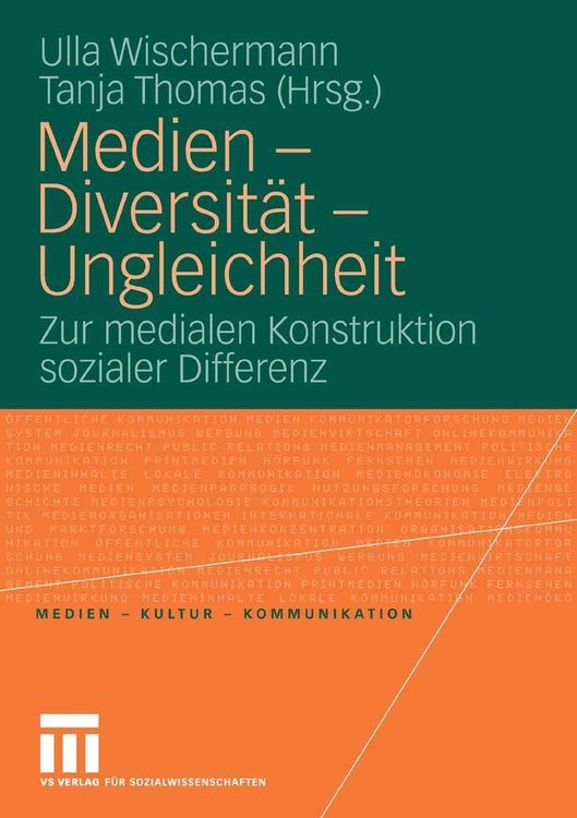Produktbild: Medien - Diversit&auml;t - Ungleichheit