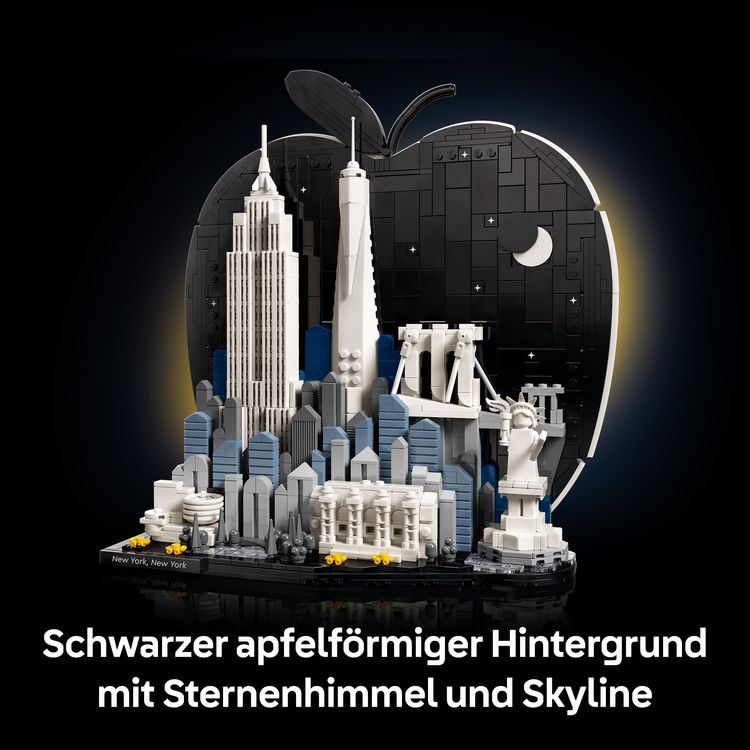 Produktbild: LEGO 21066 Architecture New York City &ndash; The Big Apple, Bauset, Zimmerdeko f&uuml;r Erwachsene