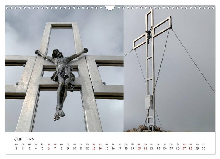Produktbild: Bekannte und unbekannte S&uuml;dtiroler Gipfelkreuze im Detail (Wandkalender 2026 DIN A3 quer), CALVENDO Monatskalender