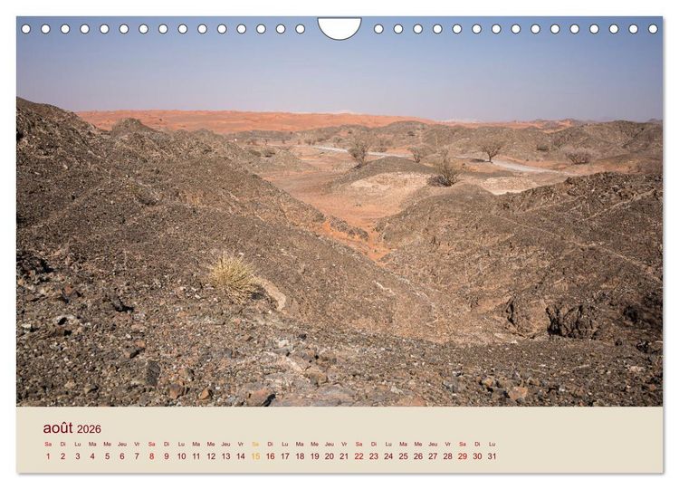 Produktbild: Entre pierres et sable (Calendrier mural 2026 DIN A4 vertical), CALVENDO calendrier mensuel
