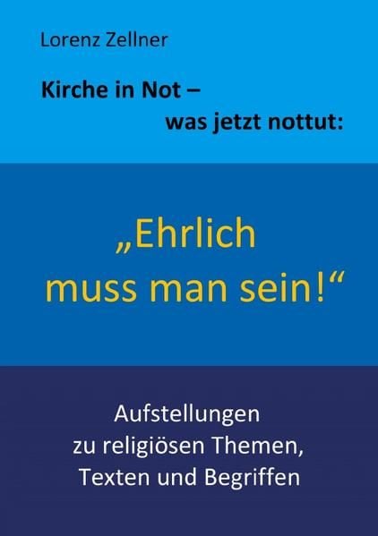 Produktbild: "Ehrlich muss man sein!"