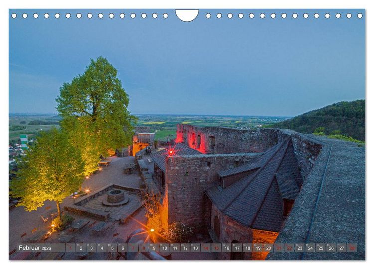 Produktbild: Weinland Pfalz - Region S&uuml;dliche Weinstra&szlig;e (Wandkalender 2026 DIN A4 quer), CALVENDO Monatskalender