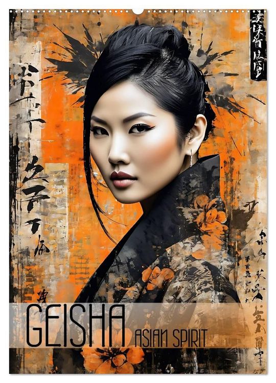Produktbild: Geisha - Asian Spirit (Wandkalender 2027 DIN A2 hoch), CALVENDO Monatskalender