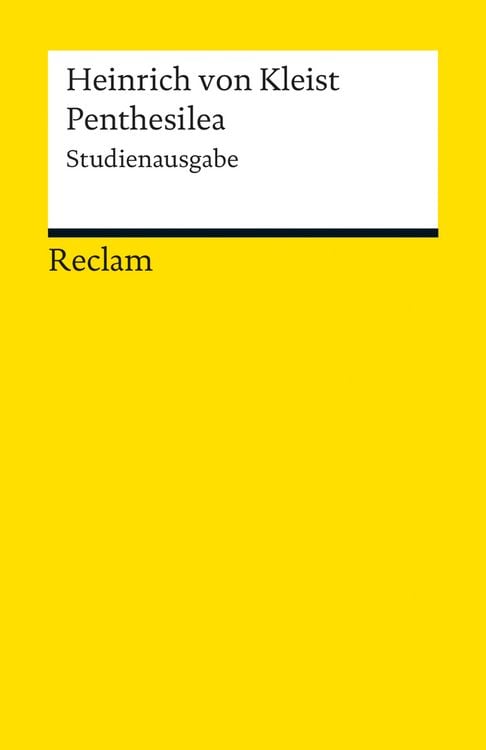 Produktbild: Penthesilea. Studienausgabe