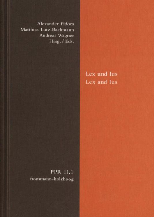 Produktbild: Lex und Ius. Lex and Ius