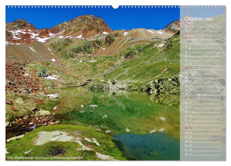 Produktbild: Alpen&uuml;berquerung (hochwertiger Premium Wandkalender 2026 DIN A2 quer), Kunstdruck in Hochglanz
