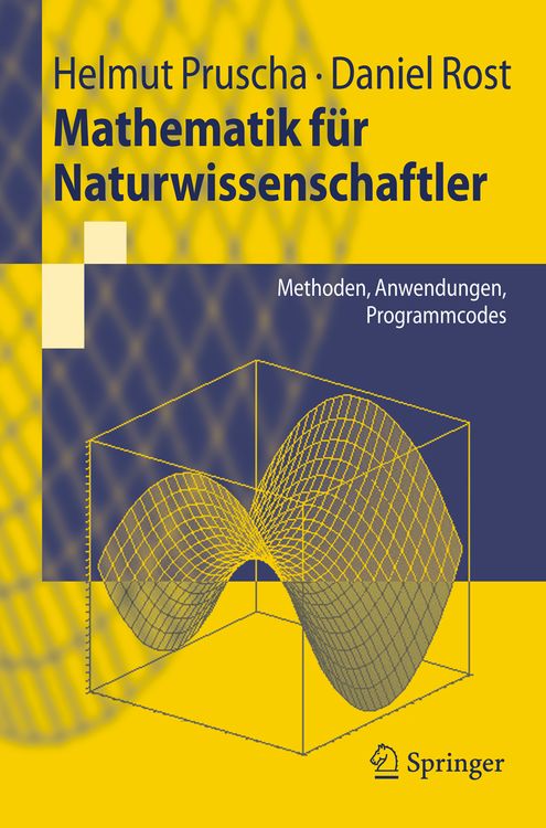 Produktbild: Mathematik f&uuml;r Naturwissenschaftler
