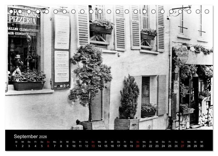 Produktbild: Streifzug durch Paris (Tischkalender 2026 DIN A5 quer), CALVENDO Monatskalender
