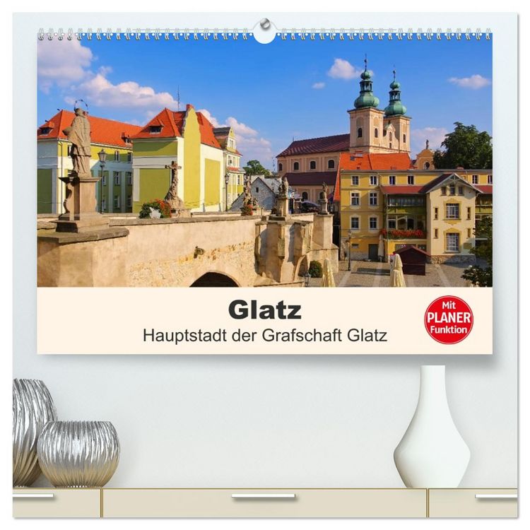Produktbild: Glatz - Hauptstadt der Grafschaft Glatz (hochwertiger Premium Wandkalender 2026 DIN A2 quer), Kunstdruck in Hochglanz