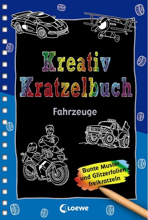 Produktbild: Kreativ-Kratzelbuch: Fahrzeuge