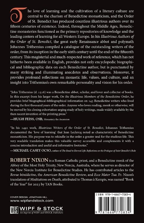 Produktbild: Illustrious Authors of the Order of St. Benedict