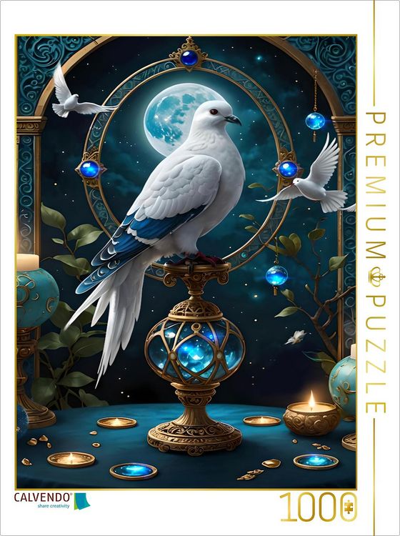 Produktbild: CALVENDO Puzzle Taubenzauber | 1000 Teile Lege-Gr&ouml;&szlig;e 64x48cm Foto-Puzzle f&uuml;r gl&uuml;ckliche Stunden