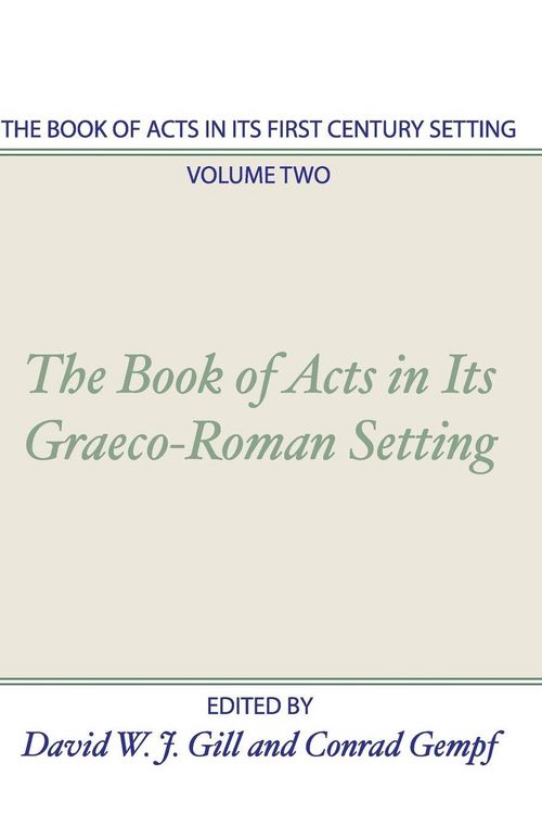Produktbild: Book of Acts in Its First Century Setting