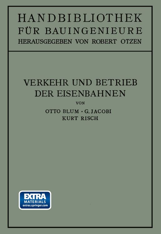 Produktbild: Verkehr und Betrieb der Eisenbahnen