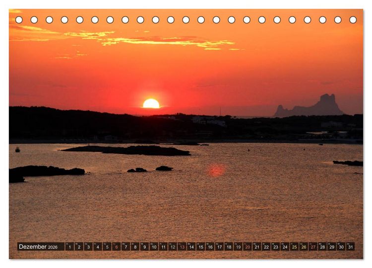 Produktbild: Formentera - Urlaub f&uuml;r die Seele (Tischkalender 2026 DIN A5 quer), CALVENDO Monatskalender
