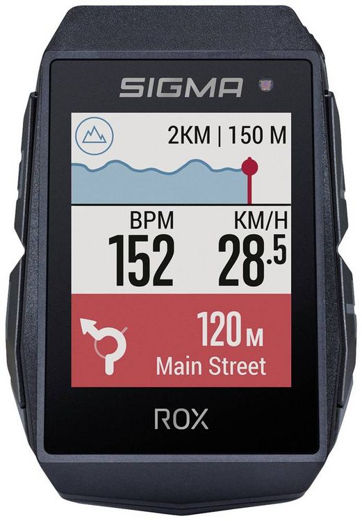 Produktbild: Sigma ROX 11.1 EVO Basic Fahrrad-Navi Fahrrad GPS, GLONASS, spritzwassergesch&uuml;tzt