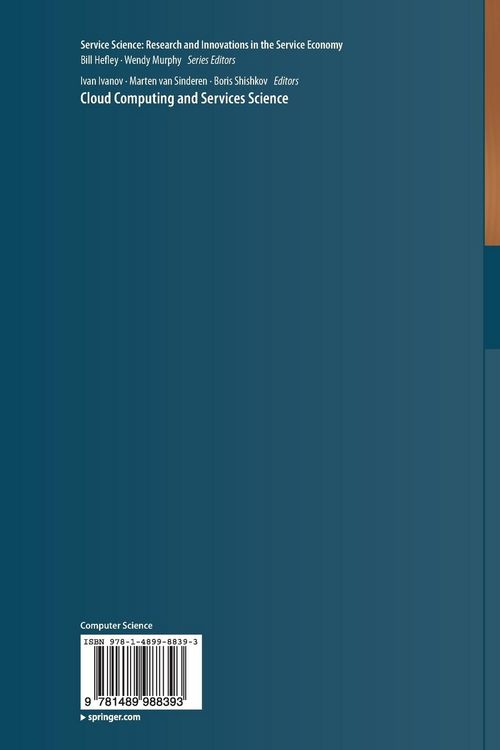 Produktbild: Cloud Computing and Services Science