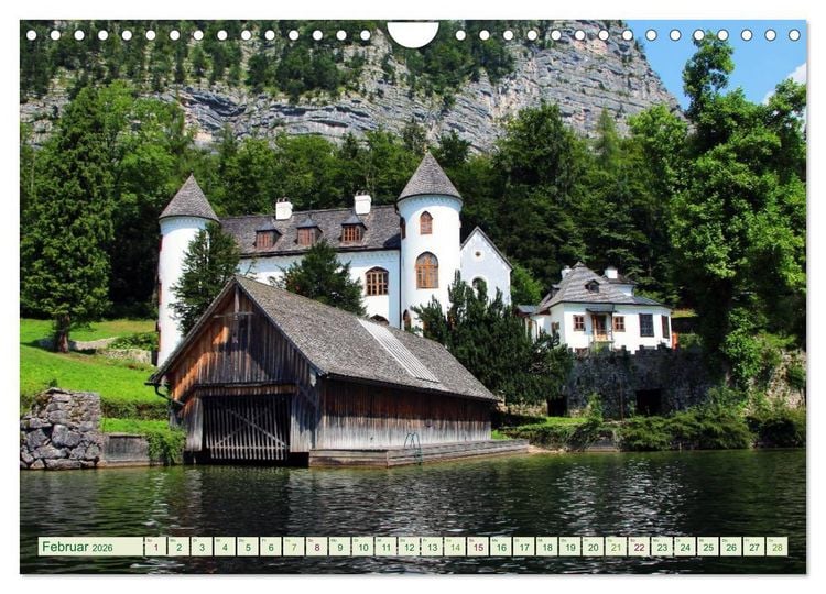 Produktbild: Hallstatt, Marktgemeinde am Hallst&auml;tter See (Wandkalender 2026 DIN A4 quer), CALVENDO Monatskalender