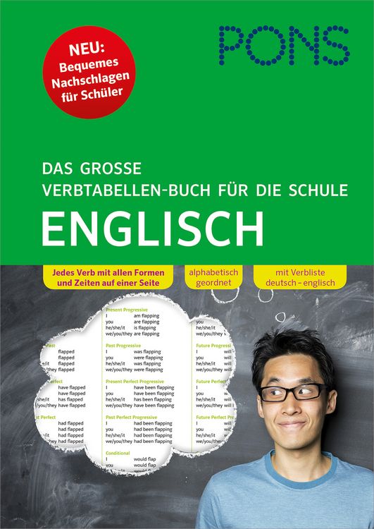 Produktbild: PONS Das gro&szlig;e Verbtabellen-Buch f&uuml;r die Schule Englisch