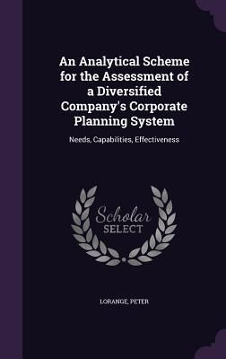 Produktbild: An Analytical Scheme for the Assessment of a Diversified Company's Corporate Planning System