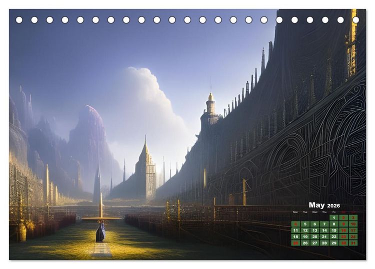 Produktbild: Follow Me... (Desk Calendar 2026 DIN A5 landscape), CALVENDO 12 Month DeskCalendar