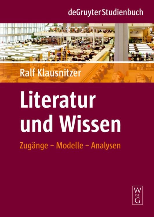 Produktbild: Literatur und Wissen