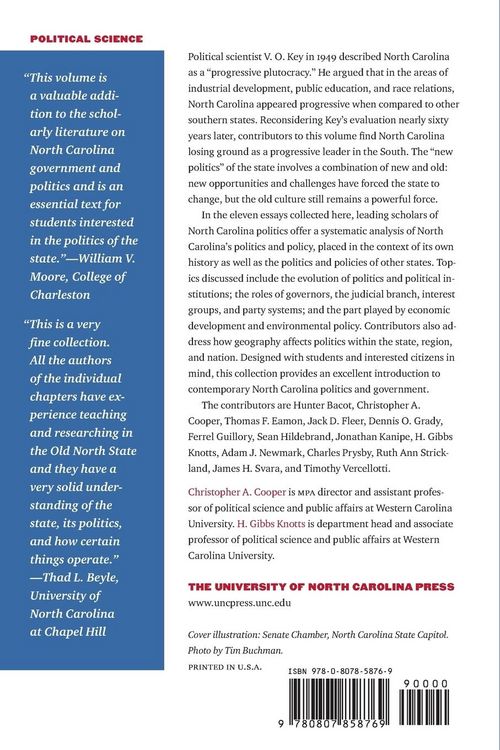 Produktbild: The New Politics of North Carolina