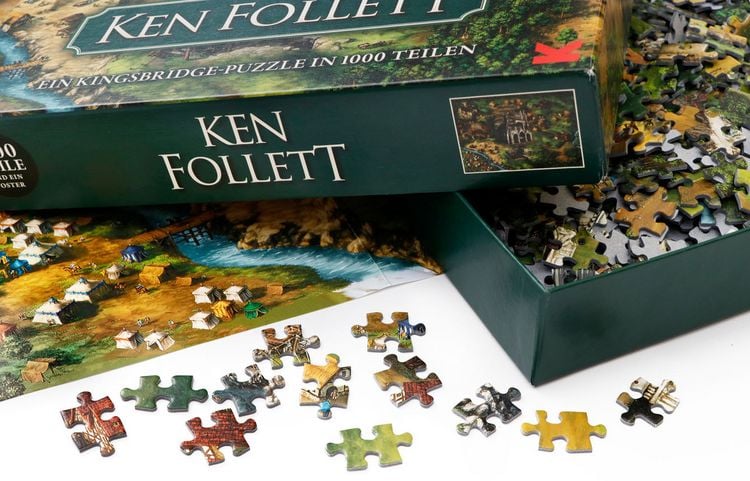 Produktbild: Ken Follett. Ein Kingsbridge-Puzzle in 1000 Teilen