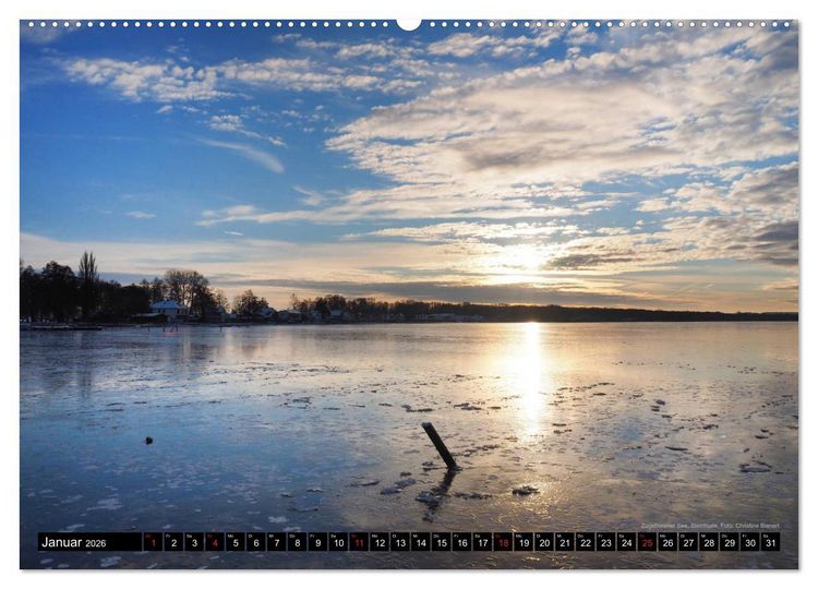 Produktbild: Steinhuder Meer, Momentaufnahmen von Christine Bienert (hochwertiger Premium Wandkalender 2026 DIN A2 quer), Kunstdruck in Hochglanz