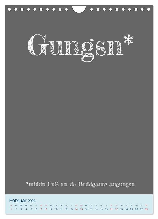 Produktbild: Ningeln&auml;sorum! Mundart und Dialekt Kalender Sachsen (Wandkalender 2026 DIN A4 hoch), CALVENDO Monatskalender
