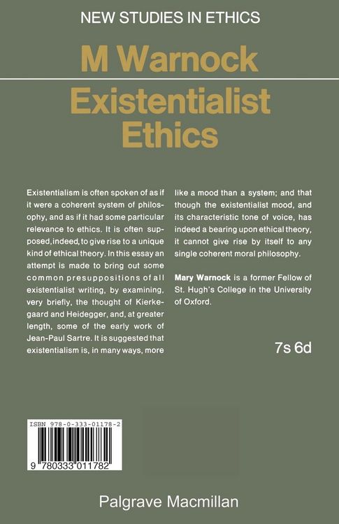 Produktbild: Existentialist Ethics