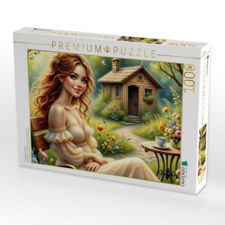 Produktbild: CALVENDO Puzzle Sonnengl&uuml;ck im Garten | 1000 Teile Lege-Gr&ouml;&szlig;e 64x48cm Foto-Puzzle f&uuml;r gl&uuml;ckliche Stunden