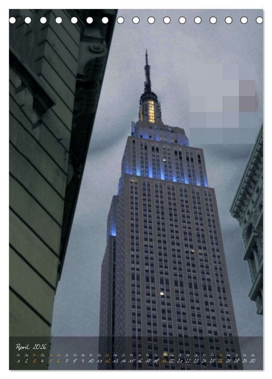 Produktbild: Big Apple Akt (Tischkalender 2026 DIN A5 hoch), CALVENDO Monatskalender