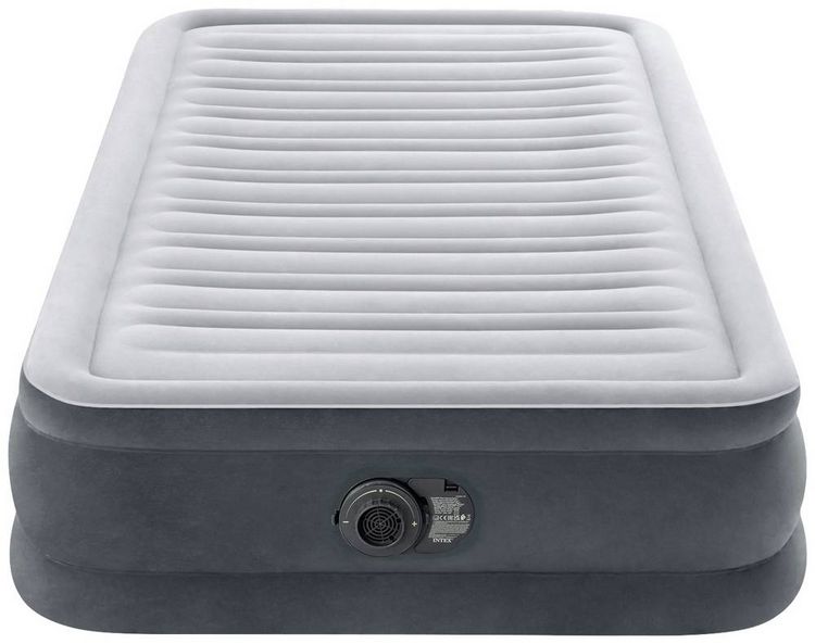 Produktbild: Intex 67766ND TWIN COMFORT-PLUSH AIRBED Luftbett (L x B x H) 191 x 99 x 33cm Grau